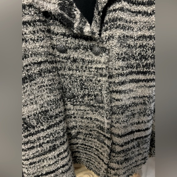 Free People Womens Large Fuzzy Wool Blend Knit Cardigan Sweater - Picture 6 of 9